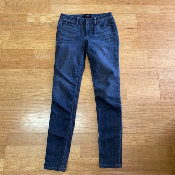 Black Orchid Dark Shadow Jude Mid Rise Super Skinny Jeans - Picture 3 of 9